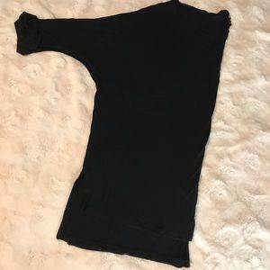 EXPRESS Bateau Neck Tee Black, M